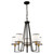 Coco Five Light Chandelier (SC13345BK)