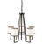 Coco Five Light Chandelier (SC13345BK)