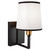 Coco One Light Wall Sconce (SC13347BK)