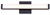 Jonah LED Vanity (BL-30B-18-BK-C)