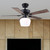 Colette 42" Ceiling Fan (CF42COL5BK)