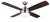 Canarm - CF48LAW4BN - Ceiling Fan - Lawson - Brushed Nickel