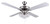 Canarm - CF52CHA4BPT - 52 Ceiling Fan - Chateau - Brushed Pewter