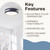 Niven LED Flush Mount (CL-19-13-BK)