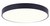 Canarm - DL-12F-25WS-BK-C - LED Flush Mount - Luna - Matte Black