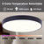 Luna LED Flush Mount (DL-6F-10WS-BK-C)