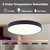 Luna LED Flush Mount (DL-8F-15WS-BK-C)