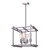 Canarm - ICH1066A04BNB17 - Four Light Chandelier - Carli - Brushed Nickel And Brushed Dark Grey