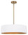 Canarm - ICH1119A03WHG22 - Three Light Chandelier - Rexton - Matte White And Gold