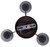 Harken Three Light Chandelier (ICH1145A03BKG)