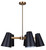 Harken Five Light Chandelier (ICH1145A05BKG)
