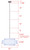 Landra Three Light Chandelier (ICH1148A03BN22)