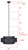 Bellamy Three Light Chandelier (ICH1149A03BK22)