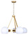 Monroe Five Light Chandelier (ICH1169A05GDP9)