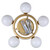 Monroe Five Light Chandelier (ICH1169A05GDP9)