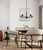 Benson Five Light Chandelier (ICH1205A05BK)