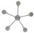 Benson Five Light Pendant (ICH1205A05BN)