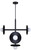 Payton Five Light Chandelier (ICH1210A05BK9)