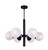 Canarm - ICH1229A06BK - Six Light Chandelier - Mackenna - Matte Black