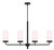 Canarm - ICH2029B04BK - Four Light Chandelier - Malloy - Matte Black