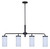 Malloy Four Light Chandelier (ICH2029B04BK)