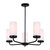 Canarm - ICH2029B05BK - Five Light Chandelier - Malloy - Matte Black