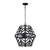 Canarm - ICH635B03BK17 - Three Light Chandelier - Maud - Matte Black