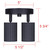 Rexton Two Light Track Lighting (ICW1119A02BK10)