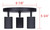 Rexton Three Light Track Lighting (ICW1119A03BK10)