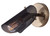 Canarm - ICW1131A01BKG - One Light Wall Sconce - Huxlee - Matte Black And Gold