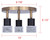 Elsee Three Light Track Lighting (ICW1161A03BKG10)