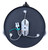 Owen Three Light Ceiling/Wall Mount (ICW1198A03BKW10)