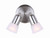Canarm - ICW5251 - Two Light Ceiling Mount - Omni - Brushed Pewter