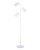 Canarm - IFL1056A66WH - Three Light Floor Lamp - Orli - White