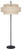 Bellamy One Light Floor Lamp (IFL1149A82BK-NR)