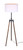 Canarm - IFL2127B63BKW - One Light Floor Lamp - Sull - Matte Black And Faux Woodgrain