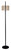 Merritt One Light Floor Lamp (IFL2136B82BK)