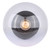 Camilo One Light Flush Mount (IFM1029A08BK-CL)