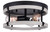 Canarm - IFM1094A14BBG - Three Light Flush Mount - Joelle - Black/Brushed Grey