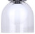 Pelia One Light Flush Mount (IFM1142A12BK)