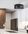 Bellamy Three Light Flush Mount (IFM1149A15BK)