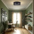 Bellamy Three Light Flush Mount (IFM1149A15BK)