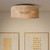 Bellamy Three Light Flush Mount (IFM1149A15NBK)