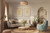 Bellamy Three Light Flush Mount (IFM1149A15NBK)