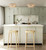 Bellamy Three Light Flush Mount (IFM1149A19NBK)