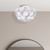 Cassia Two Light Flush Mount (IFM2022B14WH)