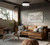 Malloy Two Light Flush Mount (IFM2029B12BK)