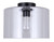 Sklo One Light Flush Mount (IFM2125B12BK)