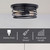 Ryland Two Light Flush Mount (IFM411B14BK)