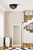 Gigi Two Light Flush Mount (IFM567A13BK-C)